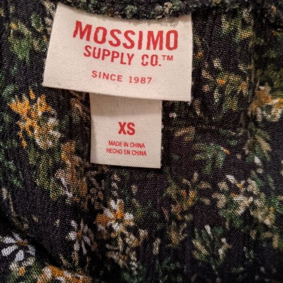 Mossimo Off the Shoulder Navy Floral Dress Size XSmall - Picture 7 of 7